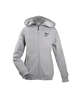K-State Wildcats Toddler Henry Long Sleeve Full Zip Sweatshirt - Grey