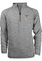 Texas Longhorns Youth Grey Miles Long Sleeve Quarter Zip Shirt