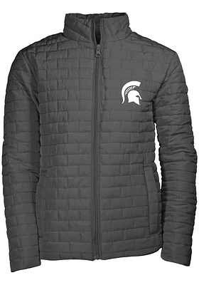 Michigan State Spartans Youth Grey Elliot Light Weight Jacket
