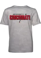 Cincinnati Bearcats Youth Grey Hudson Short Sleeve T-Shirt