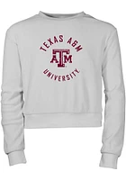 Texas A&M Aggies Girls Grey Sloan Long Sleeve Sweatshirt