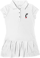 Cincinnati Bearcats Toddler Girls White Caroline Short Sleeve Dresses