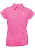 Cincinnati Bearcats Toddler Girls Pink Brighton Polo Short Sleeve T-Shirt