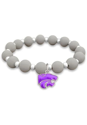 K-State Wildcats Zoey Silicone Womens Bracelet