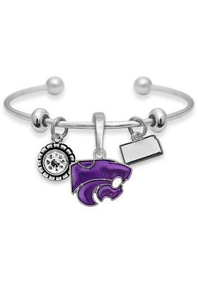 K-State Wildcats Home Sweet School Womens Bracelet