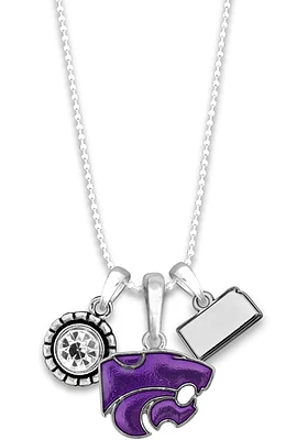 K-State Wildcats Home Sweet School Necklace