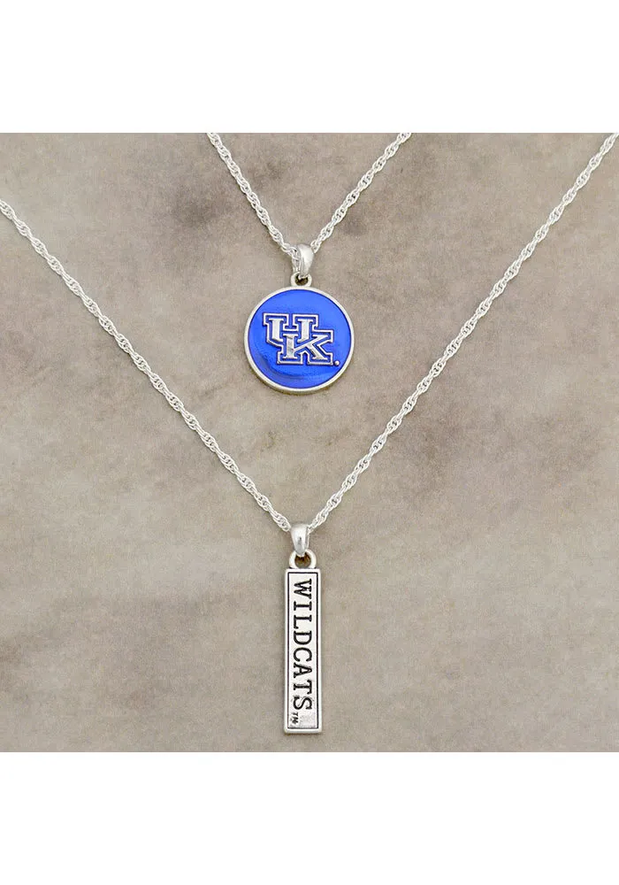 Kentucky Wildcats Double Down Necklace