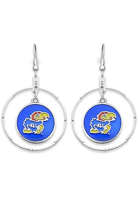 Kansas Jayhawks Campus Chic Womens Earrings