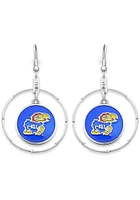 Kansas Jayhawks Campus Chic Womens Earrings