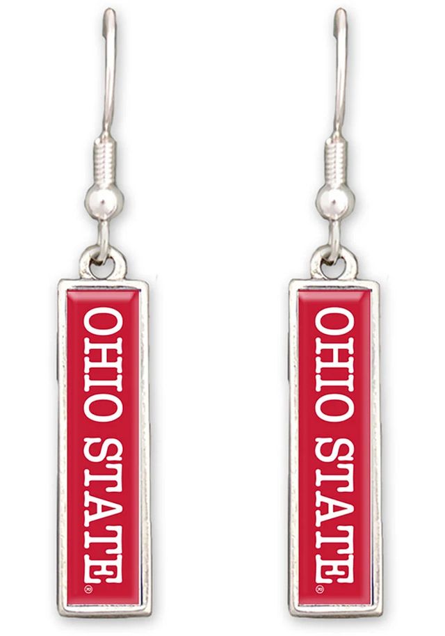 Ohio State Buckeyes Nameplate Womens Earrings