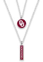 Oklahoma Sooners Double Layer Necklace