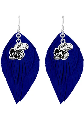 Kansas Jayhawks Boho Womens Earrings