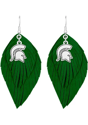 Michigan State Spartans Boho Womens Earrings