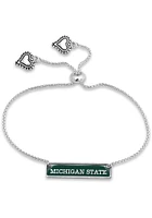 Michigan State Spartans Nameplate Womens Bracelet