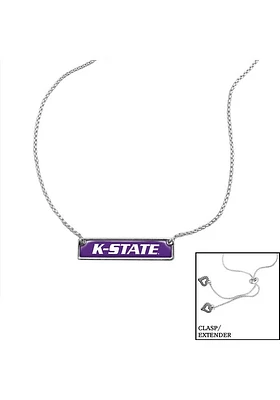 K-State Wildcats Nameplate Necklace