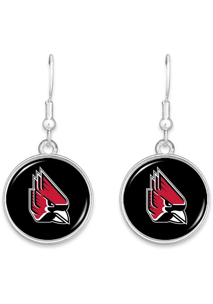 Ball State Cardinals Leah Womens Earrings