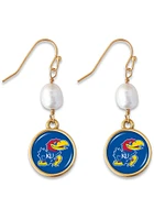 Kansas Jayhawks Diana Womens Earrings