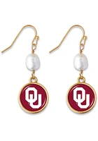 Oklahoma Sooners Diana Womens Earrings