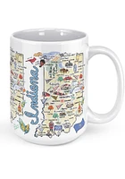 Indiana 15 oz. Ceramic Mug - White