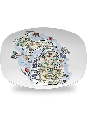 Michigan 10 X 14 Serving Tray