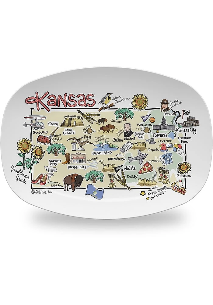 Kansas 10 X 14 Serving Tray