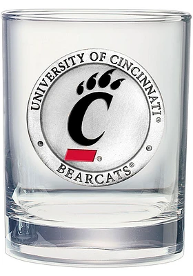 Cincinnati Bearcats Color Rock Glass