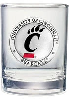 Cincinnati Bearcats Color Rock Glass