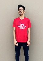 Texas Red Its Better Here Short Sleeve Fashion T Shirt