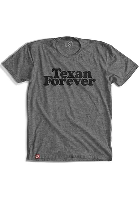 Texas Grey Texan Forever Short Sleeve Fashion T Shirt