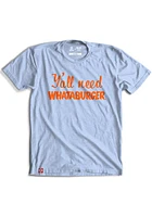 Texas Light Blue Yall Need Short Sleeve T Shirt