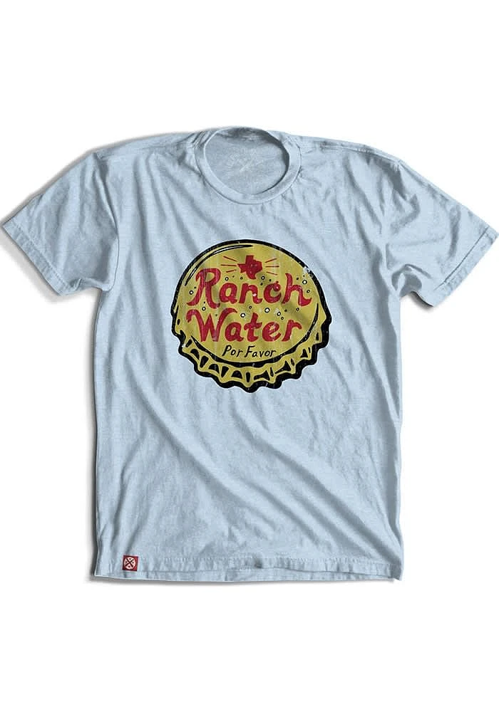 Texas Light Blue Ranch Water Short Sleeve T Shirt