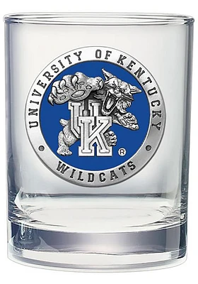 Kentucky Wildcats Pewter Rocks Rock Glass