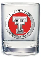 Texas Tech Red Raiders Pewter Rocks Rock Glass - Red