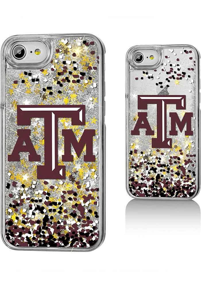 Texas A&M Aggies iPhone 6/7/8 Glitter Phone Cover