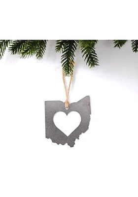 Ohio State Heart Ornament