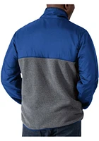 St Louis Blues Mens Blue Advance Long Sleeve Qtr Zip Pullover