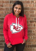 Kansas City Chiefs Womens Red Pre-Game Hooded Sweatshirt
