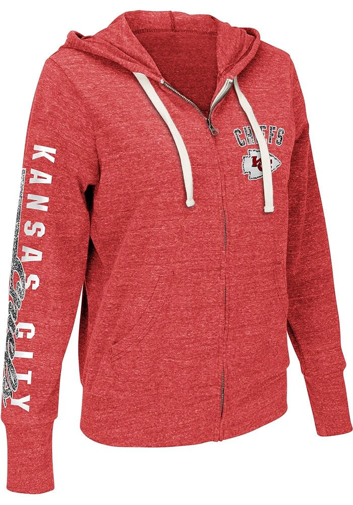 Kansas City Chiefs Womens Red Training Camp Long Sleeve Full Zip Jacket