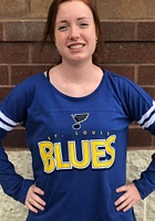 St Louis Blues Womens Blue Free Agent LS Tee