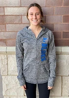 St Louis Blues Womens Grey Defender Long Sleeve Full Zip Jacket