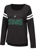 Dallas Stars Womens Black Free Agent LS Tee