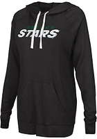 Dallas Stars Womens Black Pre-Game Hooded Sweatshirt