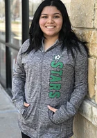 Dallas Stars Womens Grey Defender Long Sleeve Full Zip Jacket