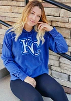 Kansas City Royals Womens Blue Inspire Pullover Hooded Sweatshirt