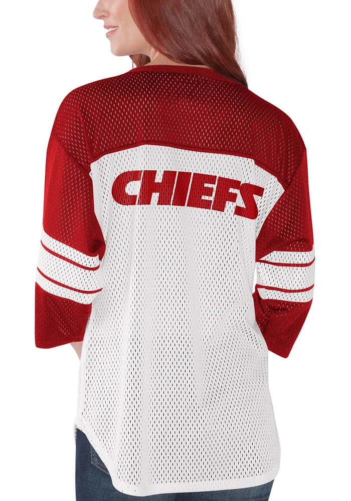 Kansas City Chiefs Womens First Team Series Fashion Football Jersey - White