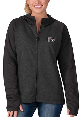 Philadelphia Flyers Womens Black Fan Favorite Long Sleeve Full Zip Jacket
