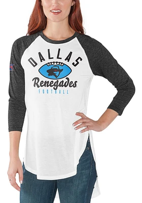 Arlington Renegades Womens White Tailgate LS Tee