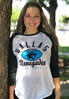 Arlington Renegades Womens White Tailgate LS Tee