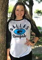 Arlington Renegades Womens White Tailgate LS Tee