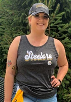 Pittsburgh Steelers Womens Black Playoff Tank Top